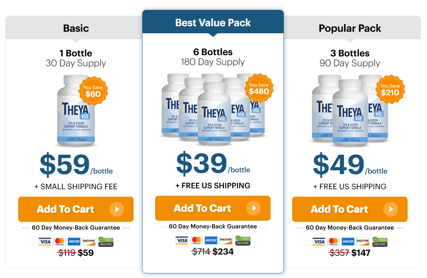 TheyaVue Pricing